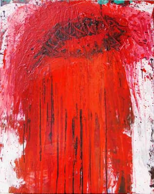 Helmut Bauhuber, Serie Kreuzweg, Nr. 11 – abstrakte Malerei